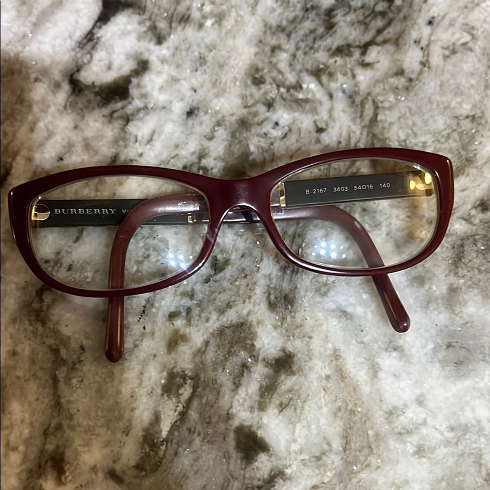Burberry Burgundy Eyeglasses